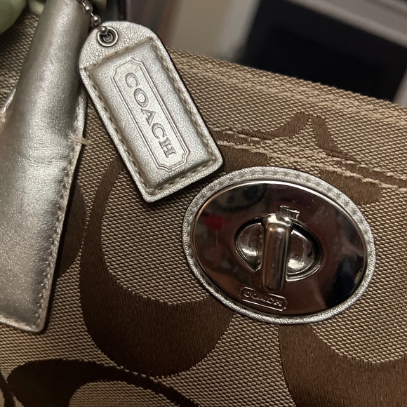 Coach Hampton Madeline Signature Canvas & Leather Purse - Picture 6 of 6